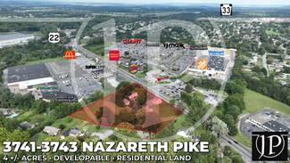 Plus de détails pour 3741 Nazareth Pike, Bethlehem, PA - Terrain à vendre