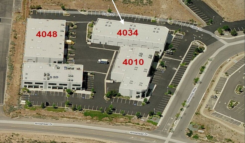 4034 Technology Way, Carson City, NV à louer - Aérien - Image 2 de 4