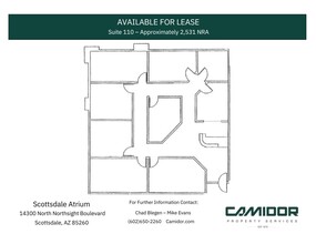 14300 N Northsight Blvd, Scottsdale, AZ à louer Plan d  tage- Image 1 de 1