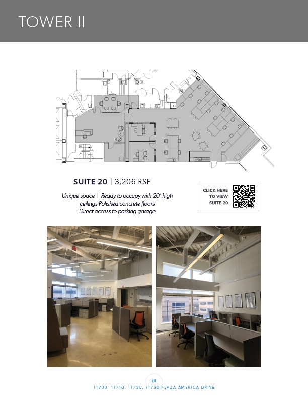 11700 Plaza America Dr, Reston, VA à louer Plan d’étage- Image 1 de 1