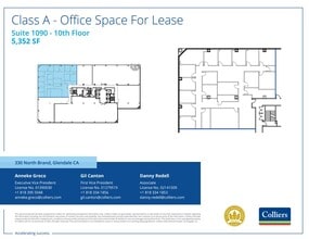 330 N Brand Blvd, Glendale, CA for lease Floor Plan- Image 1 of 1