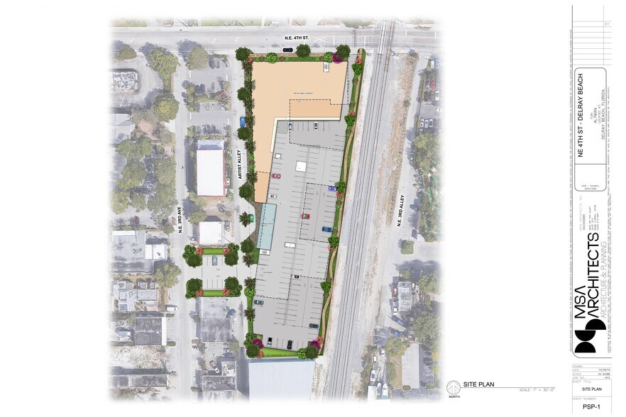 Artist Alley land assemblage for sale portefeuille de 4 propriétés à vendre sur LoopNet.ca - Plan de site - Image 3 de 13