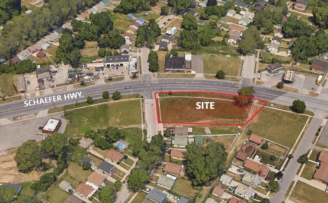 2800 Schaefer, Detroit, MI for sale Aerial- Image 1 of 5