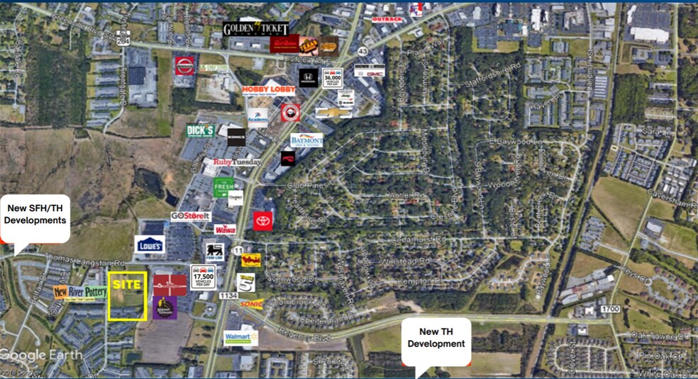 0 Thomas Langston rd, Winterville, NC for sale - Building Photo - Image 2 of 2