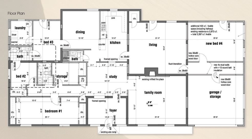 846 W Cottonwood Ln, Casa Grande, AZ for sale - Floor Plan - Image 1 of 1