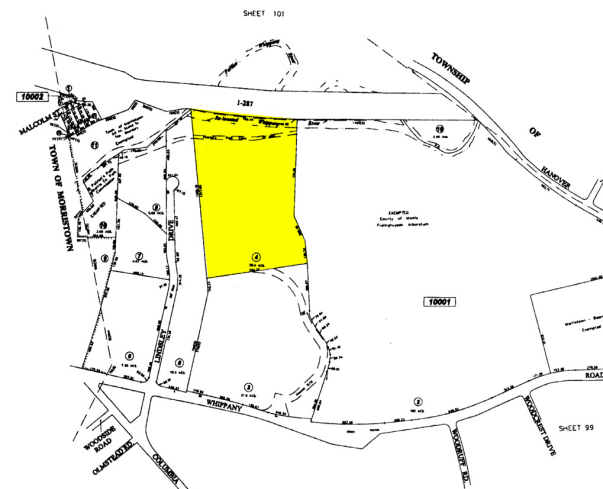 44 Whippany Rd, Morristown, NJ à louer - Plan cadastral - Image 2 de 6