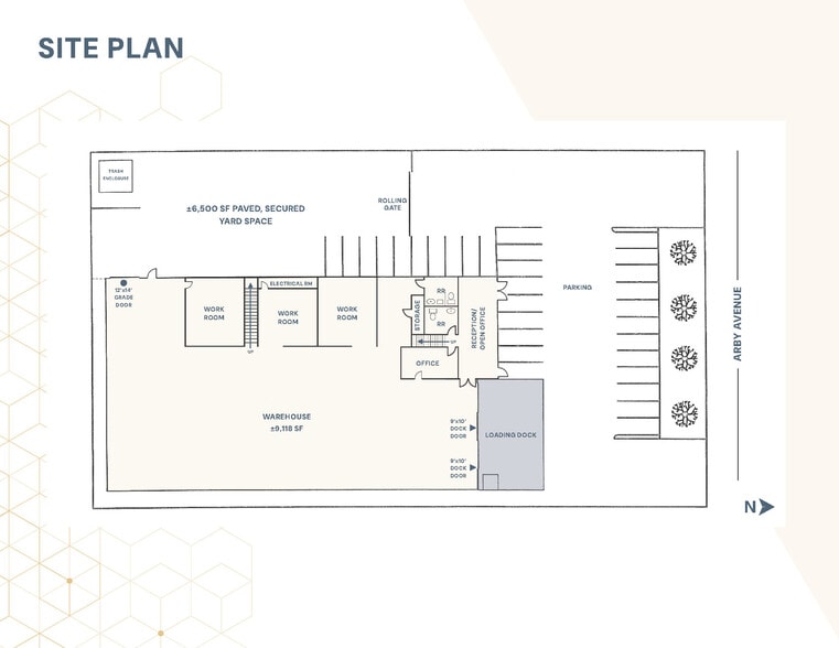 365 E Arby Ave, Las Vegas, NV for lease - Site Plan - Image 2 of 6