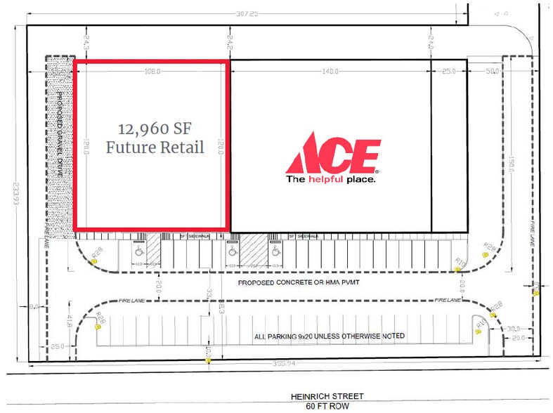 Heinrich St Ave, Schulenburg, TX à louer - Plan de site - Image 3 de 3