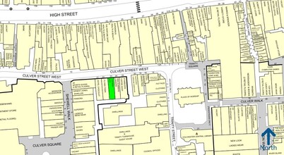 Culver Sq, Colchester à louer Goad Map- Image 2 de 2