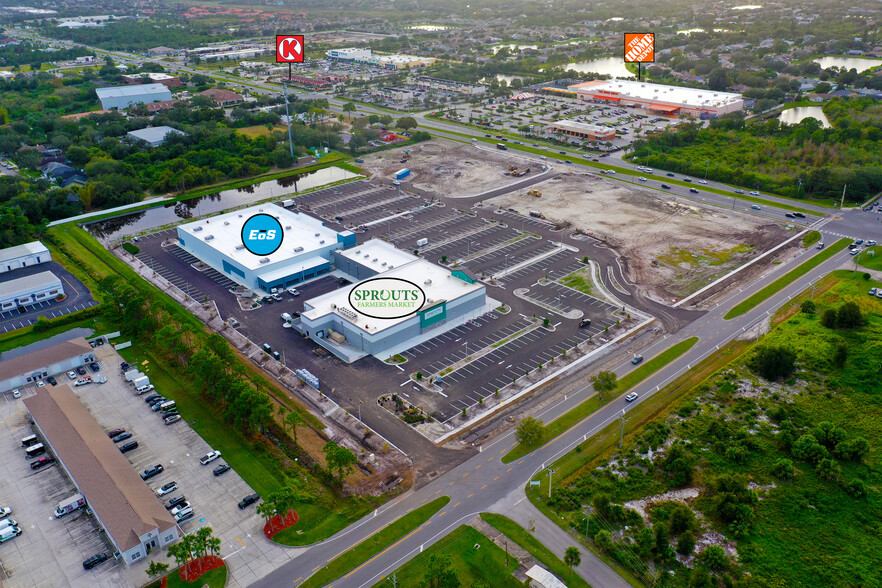 N Wickham Rd/ Business Center Blvd (SE Corner), Melbourne, FL for lease - Aerial - Image 2 of 5