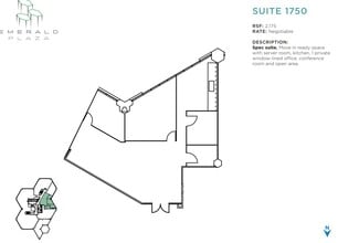 402 W Broadway, San Diego, CA for lease Floor Plan- Image 1 of 1