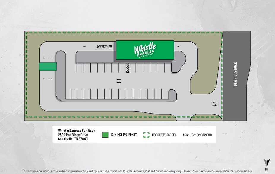 2530 Pea Ridge Rd, Clarksville, TN à vendre - Plan de site - Image 2 de 4