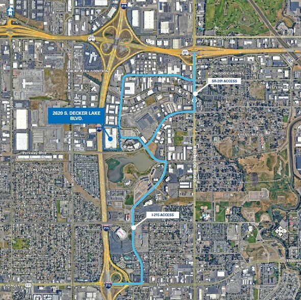 2580-2620 S Decker Lake Blvd, Salt Lake City, UT à louer - Photo du bâtiment - Image 3 de 4