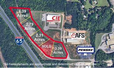 Interstate Commerce Park, Alabaster, AL - AERIAL  map view