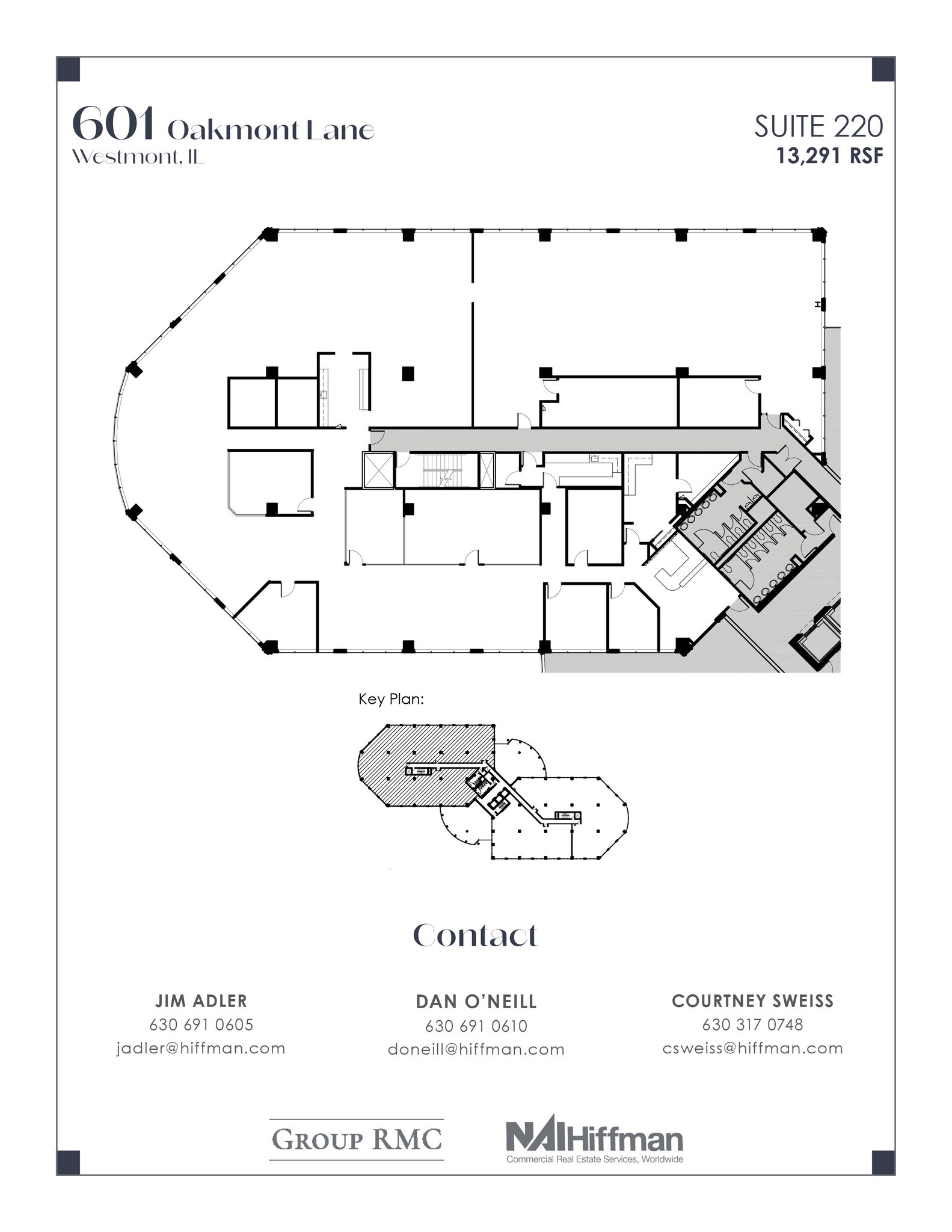 601 Oakmont Ln, Westmont, IL for lease Floor Plan- Image 1 of 2