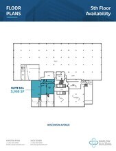 5454 Wisconsin Ave, Chevy Chase, MD for lease Floor Plan- Image 1 of 1
