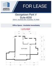2535 E Southlake Blvd, Southlake, TX à louer Plan d’étage- Image 1 de 1