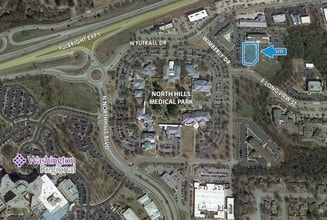 E Longview St, Fayetteville, AR - AÉRIEN Vue de la carte