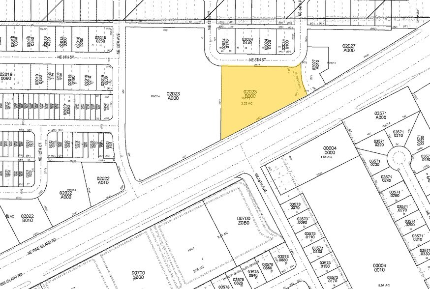 1327 NE Pine Island Rd, Cape Coral, FL à louer - Plan cadastral - Image 2 de 7