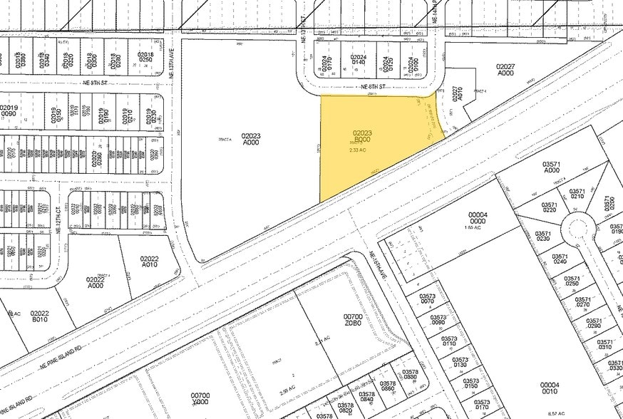1327 NE Pine Island Rd, Cape Coral, FL for lease - Plat Map - Image 2 of 7