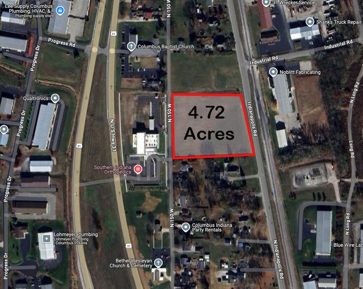 4730 N Indianapolis Road, Columbus, IN à vendre - Photo du bâtiment - Image 1 de 2