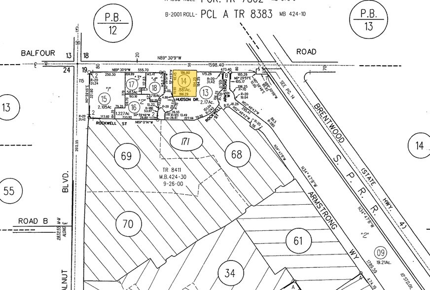 4640 Balfour Rd, Brentwood, CA for sale - Plat Map - Image 2 of 10
