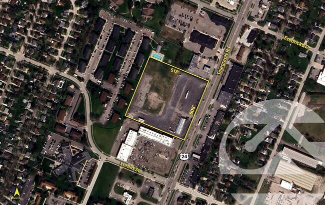 Plus de détails pour 611 N Telegraph Rd, Monroe, MI - Terrain à vendre