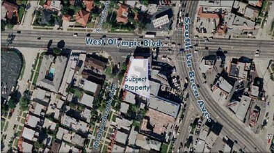 5320 W Olympic Blvd, Los Angeles, CA - AERIAL  map view