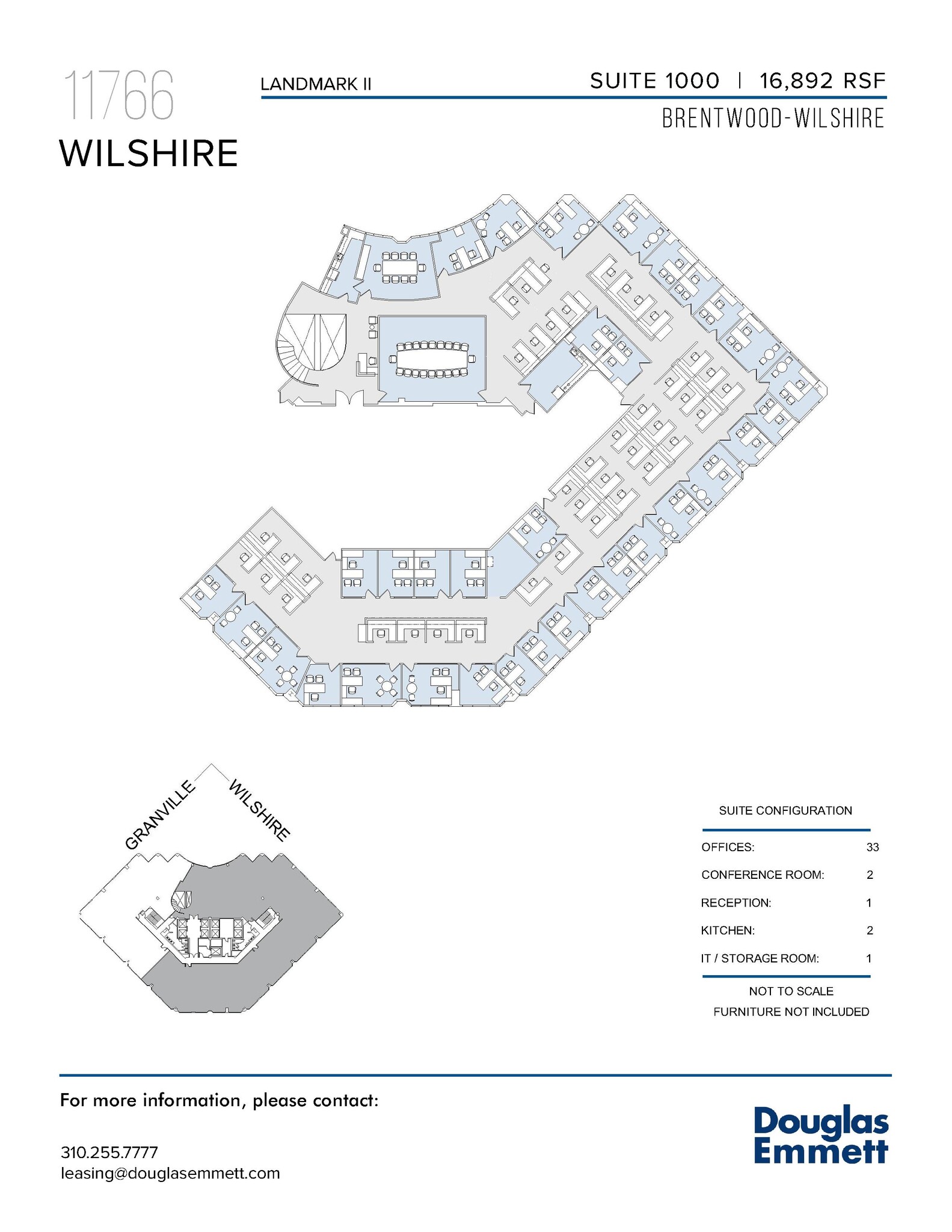 11766 Wilshire Blvd, Los Angeles, CA à louer Plan d’étage- Image 1 de 1