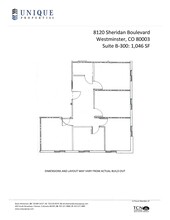 8120 Sheridan Blvd, Arvada, CO for lease Floor Plan- Image 1 of 1