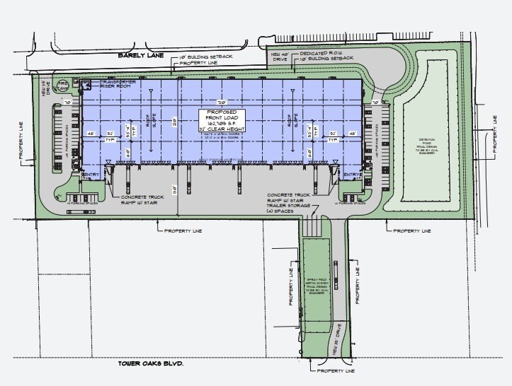 10616 Tower Oaks Blvd, Houston, TX à louer - Plan de site - Image 2 de 2
