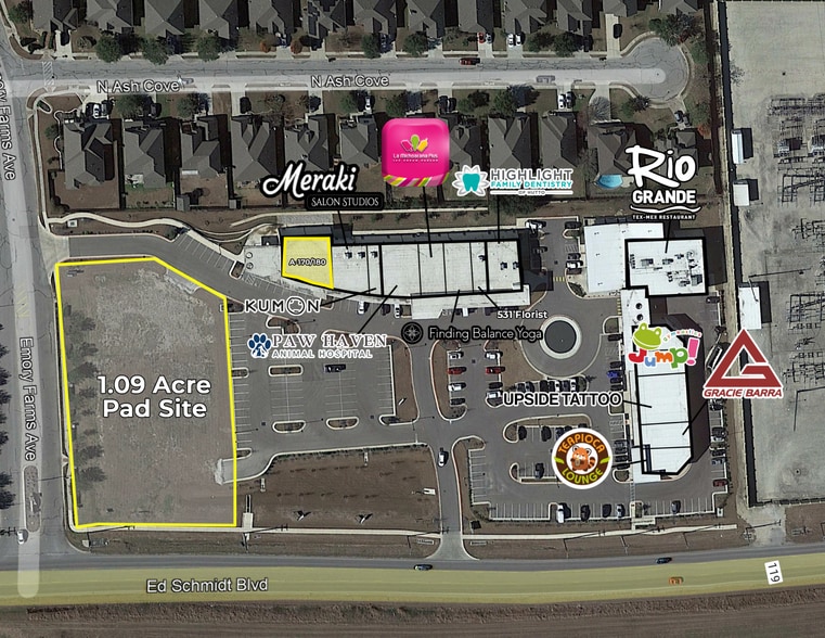 531 Ed Schmidt, Hutto, TX for lease - Site Plan - Image 2 of 14