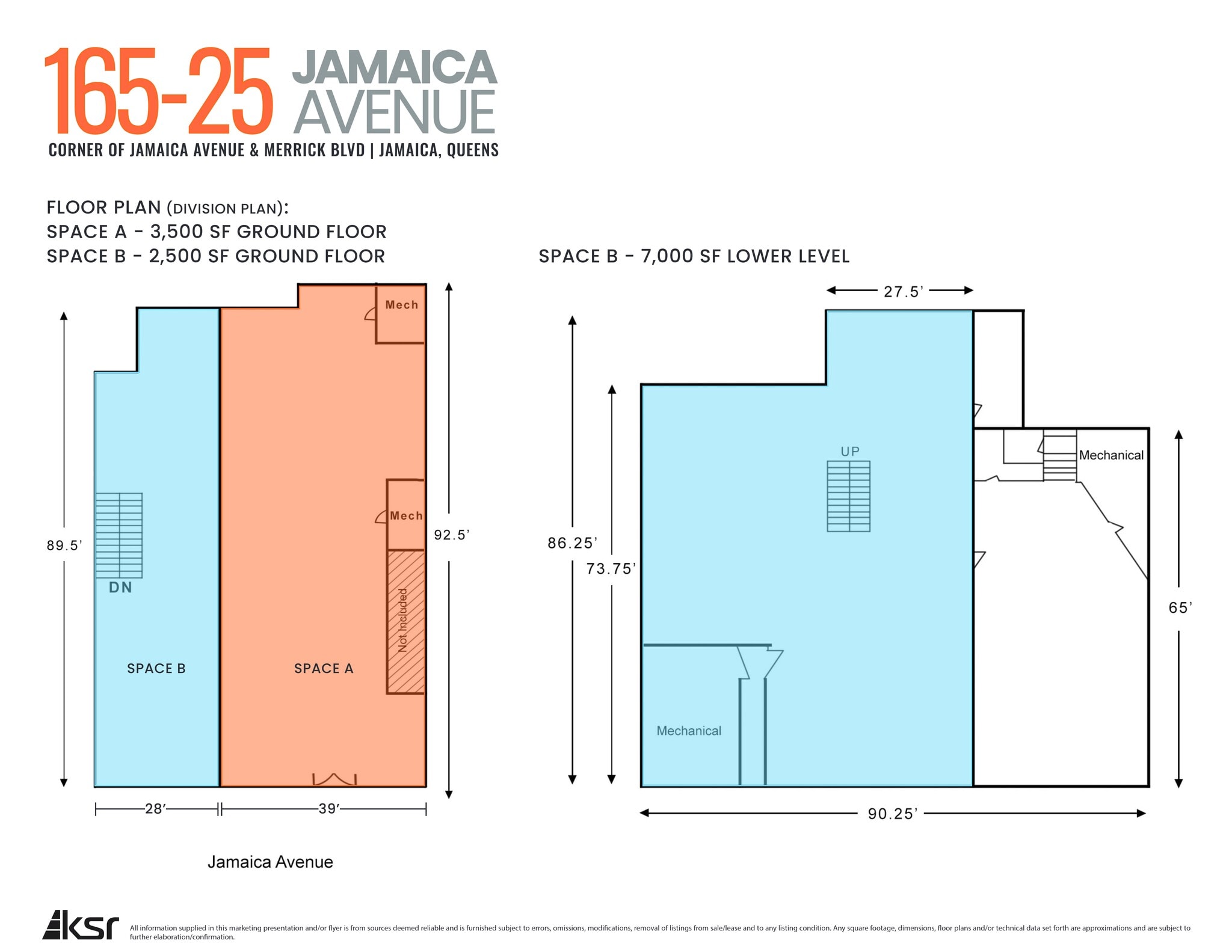 16519-16525 Jamaica Ave, Jamaica, NY for lease Site Plan- Image 1 of 2