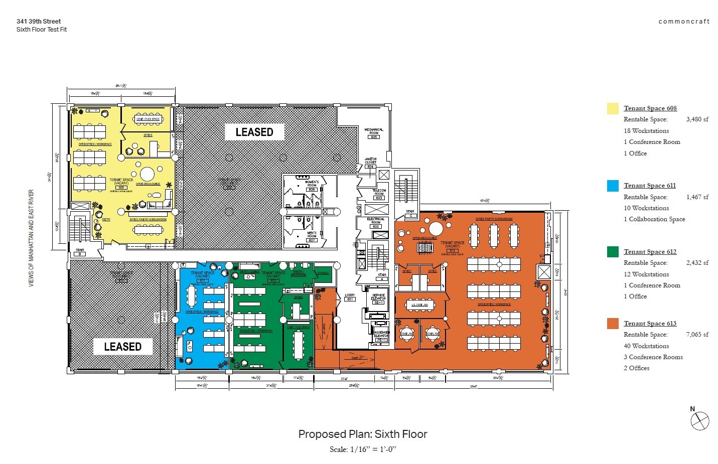 341 39th St, Brooklyn, NY for lease Floor Plan- Image 1 of 9