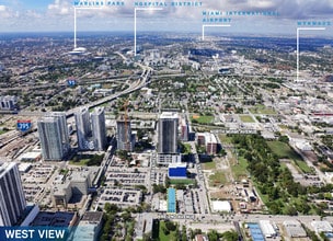 1622 NE 2nd Ave, Miami, FL - AERIAL  map view - Image1