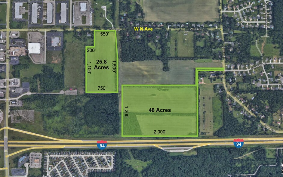 48 Acres for Development portfolio of 2 properties for sale on LoopNet.ca - Aerial - Image 2 of 4