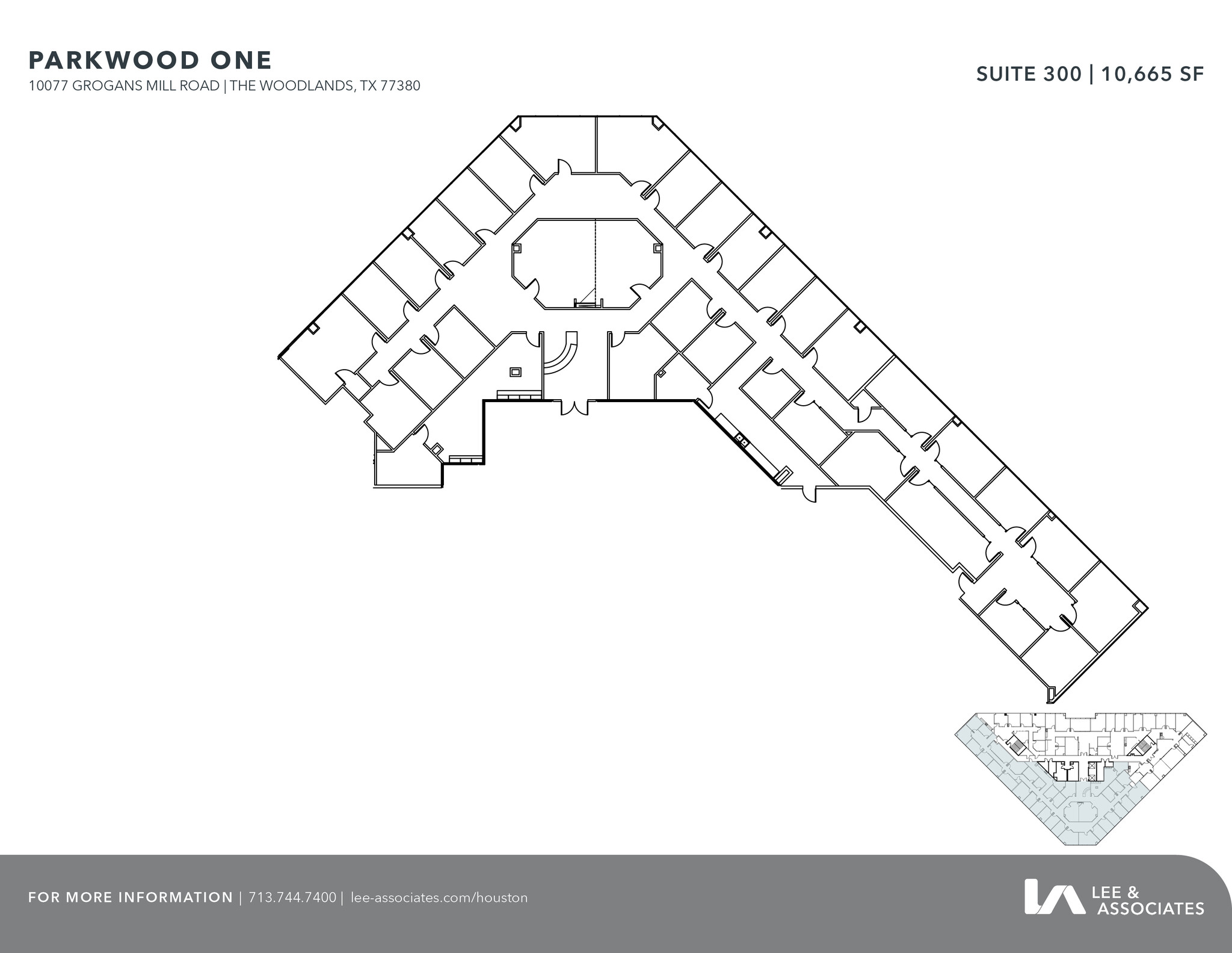 10077 Grogans Mill Rd, The Woodlands, TX à louer Plan d  tage- Image 1 de 2