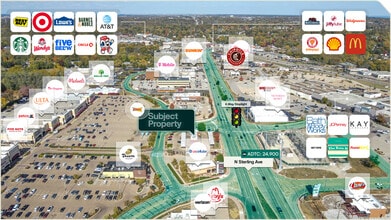 4307 N Sterling Ave, Peoria, IL - AÉRIEN  Vue de la carte