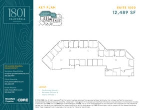 1801 California St, Denver, CO for lease Floor Plan- Image 1 of 1