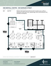 505 Burrard St, Vancouver, BC for lease Floor Plan- Image 1 of 1