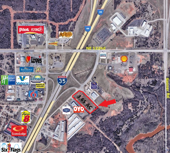 N I-35 Service Rd & 122nd St., Oklahoma City, OK for sale - Building Photo - Image 1 of 2