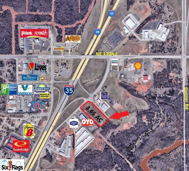 N I-35 Service Rd & 122nd St., Oklahoma City, OK à vendre - Photo du bâtiment - Image 1 de 1