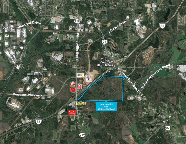 Highway 27 & Interstate 85, Lagrange, GA for sale - Aerial - Image 1 of 1