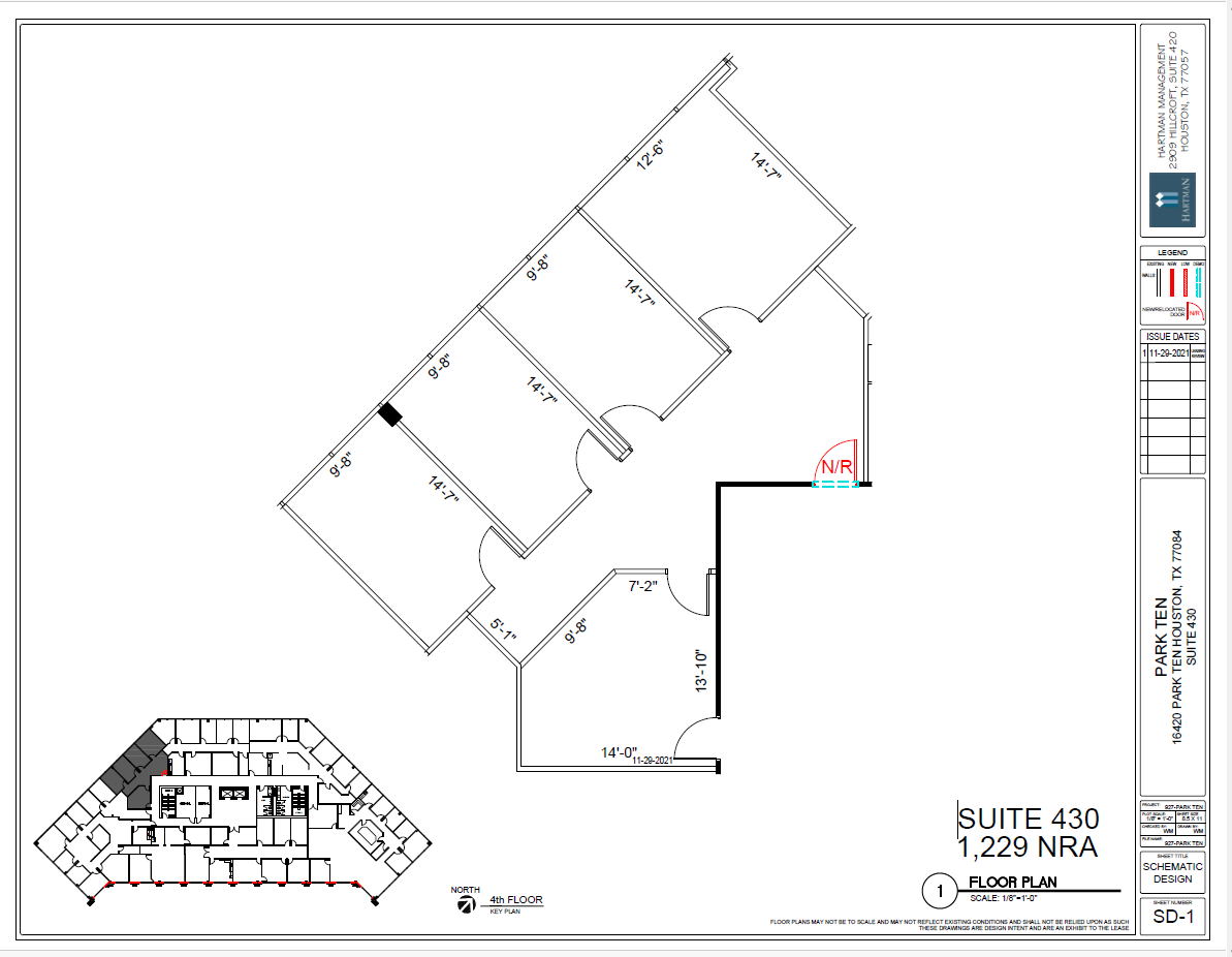16420 Park Ten Place Dr, Houston, TX à louer Plan d’étage- Image 1 de 1