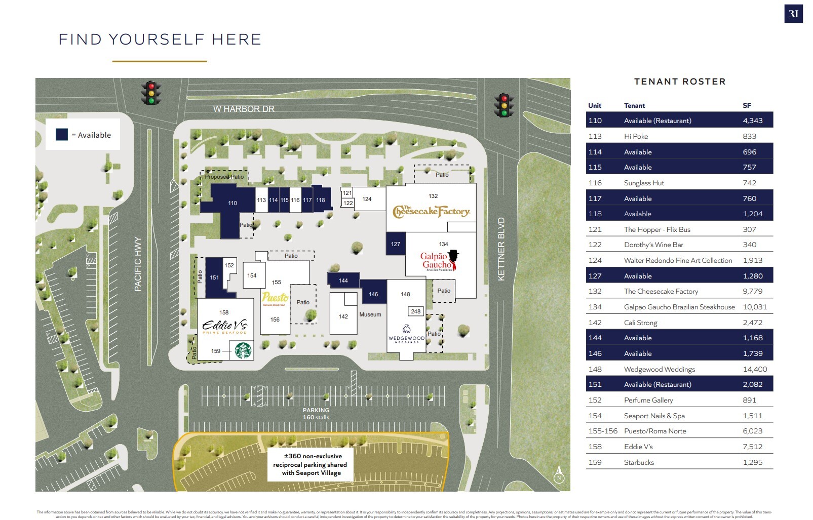 789 W Harbor Dr, San Diego, CA à louer Carte- Image 1 de 1