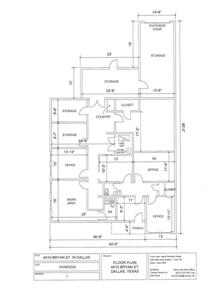 4510 Bryan St, Dallas, TX à vendre - Plan d’étage - Image 3 de 4