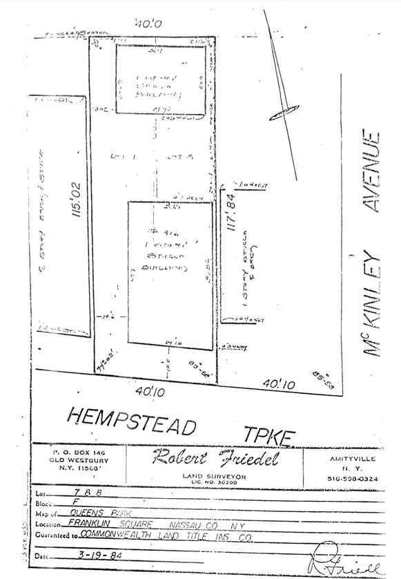 816 Hempstead Tpke, Franklin Square, NY à vendre Plan de site- Image 1 de 37