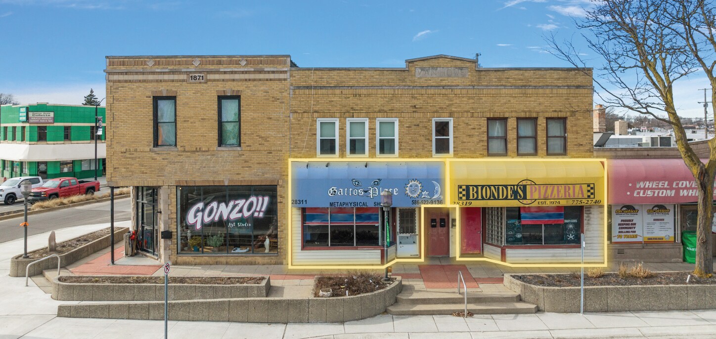 28311-28319 Gratiot Ave, Roseville, MI à louer Photo du bâtiment- Image 1 de 4