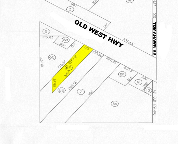 1435 E Old West Hwy, Apache Junction, AZ à louer - Plan cadastral - Image 2 de 5