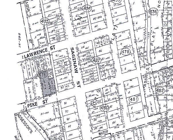 18 W Pike St, Pontiac, MI à vendre - Plan cadastral - Image 2 de 4